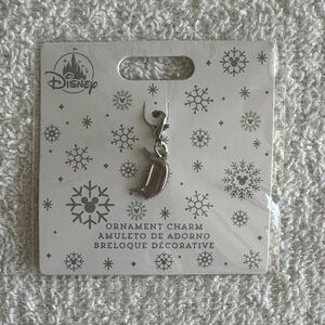 Disney Disneyland 2025 Silver Ornament Charm